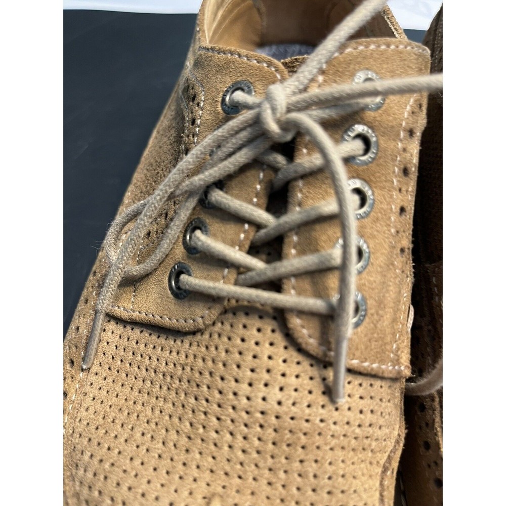 Johnston & Murphy Wingtip Dress Shoes Suede Brown Leather Lace Up Men’s 8M - Picture 16 of 16